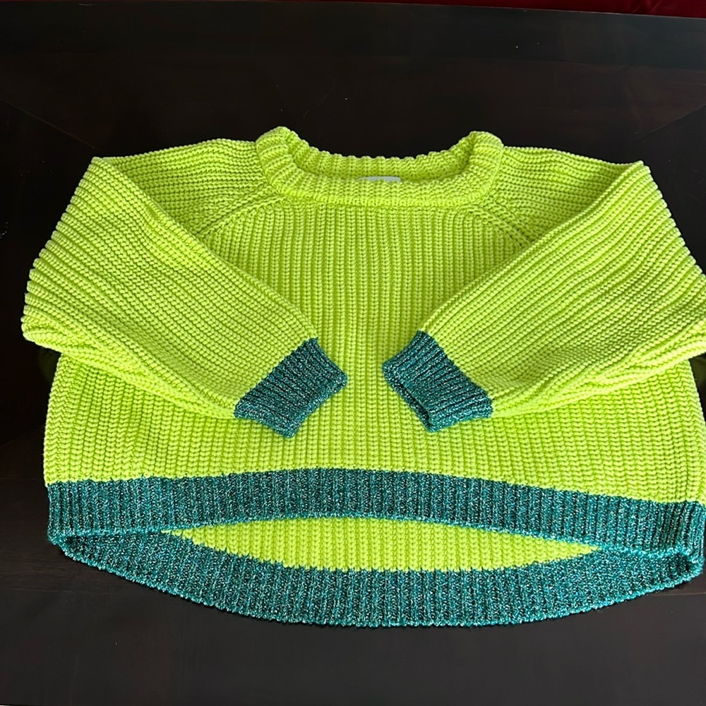 Topshop Chunky Cropped Sweater